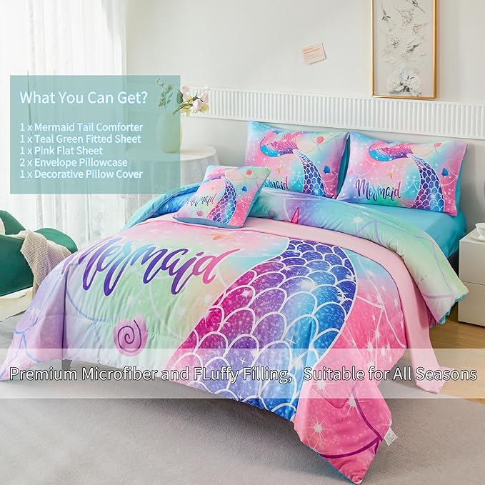 Comforter Set - Queen - 6 Piece