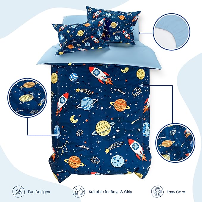 Microfiber Comforter Set - Twin - 68 x 86 in - 3 Piece