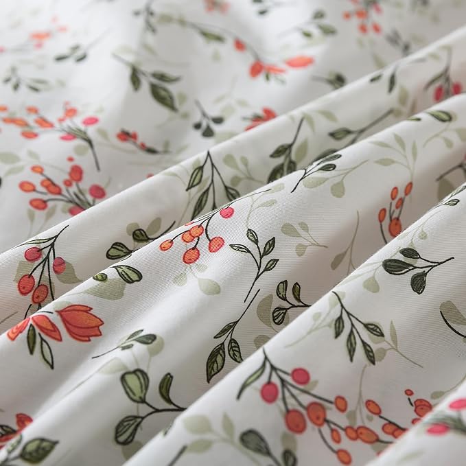 100% Cotton Duvet Cover Set - King - 3 Piece