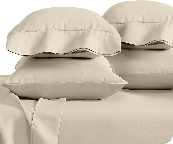 Microfiber Cooling Pillowcase Set - Queen - 4 Pack - 4 Piece