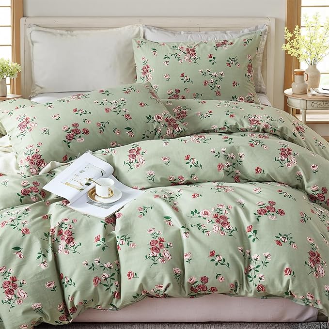 100% Cotton Duvet Cover Set - Queen - 3 Piece
