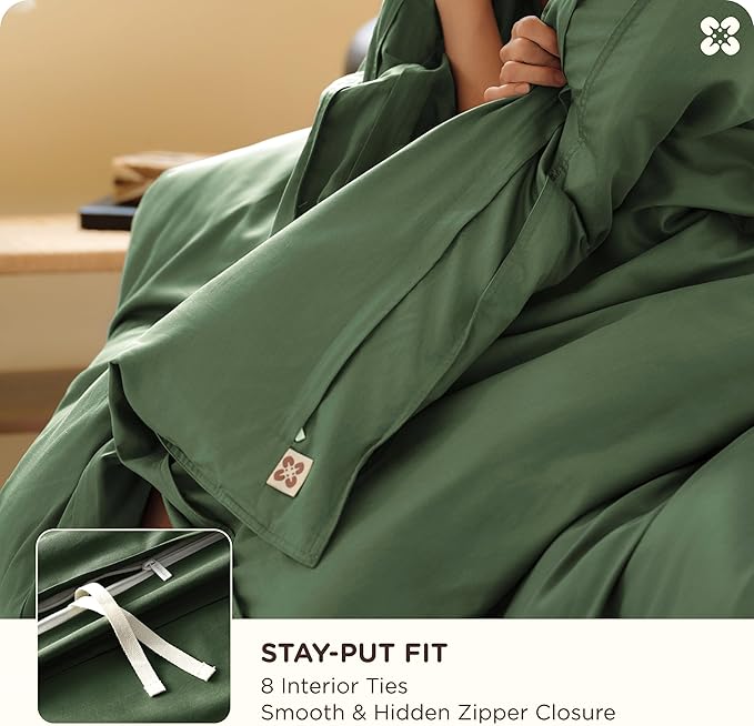 Bamboo Cooling Duvet Cover Set - Queen