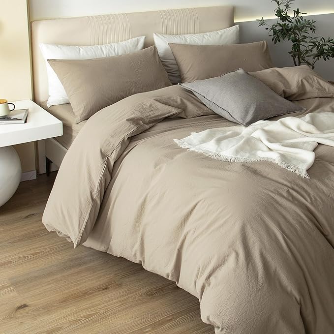 Linen Duvet Cover Set - King - 108 x 98 in - 3 Piece
