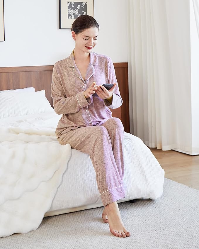 Women's Pajama Set - Long Sleeve - 2 Piece