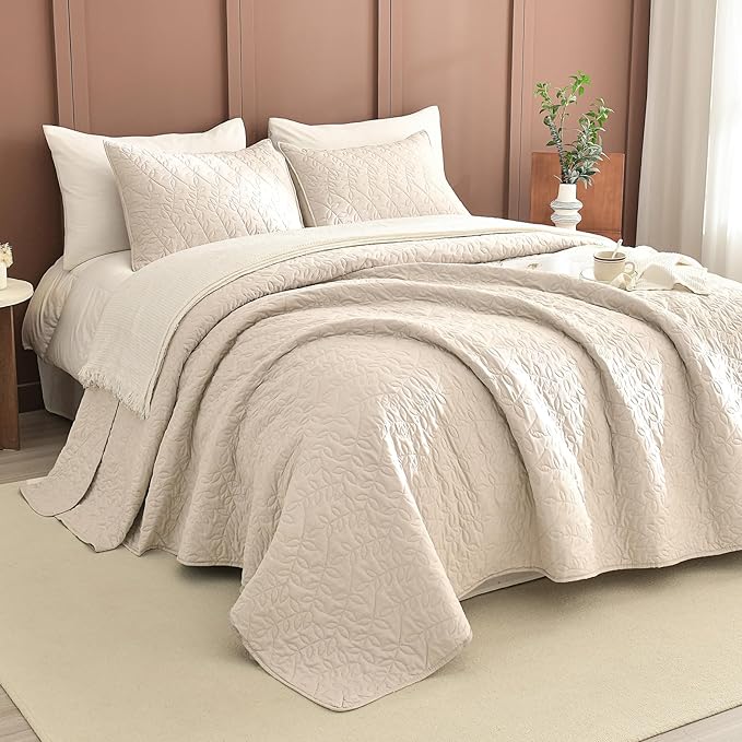 100% Cotton Bedding Set - California King - 3 Piece