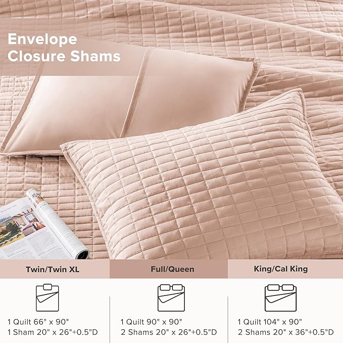 Quilt Set - Queen - 3 Piece