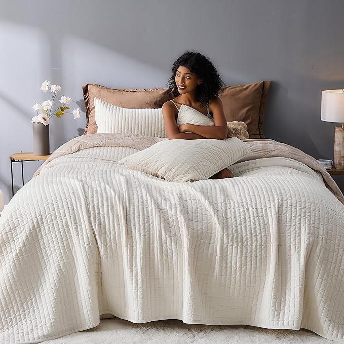 Velvet Quilt Set - Queen