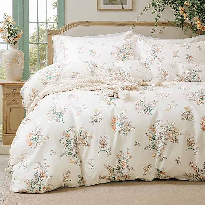 100% Cotton Duvet Cover Set - King - 3 Piece