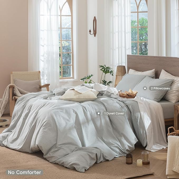 Linen Duvet Cover Set - Full