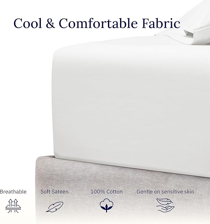 100% Cotton Fitted Sheet - King