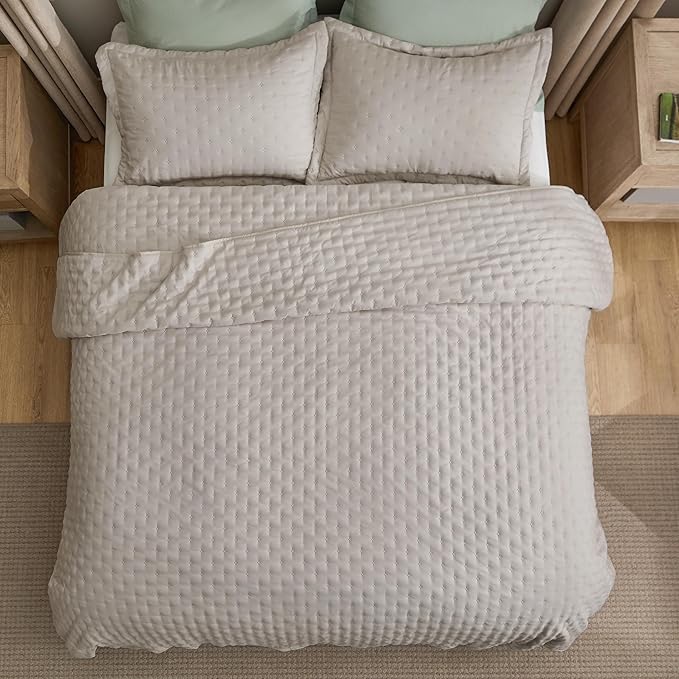 Linen Quilt - California King - 111 x 106 in