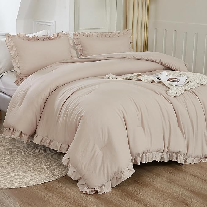 Microfiber Comforter Set - Queen - 90 x 90 in - 3 Piece