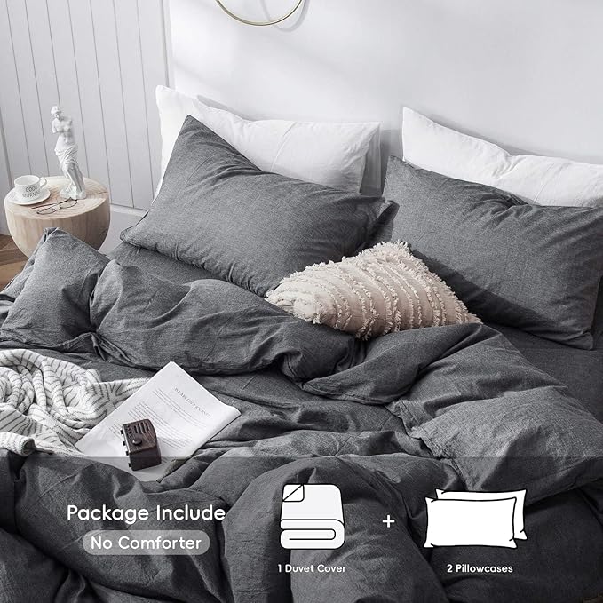 Linen Duvet Cover Set - King