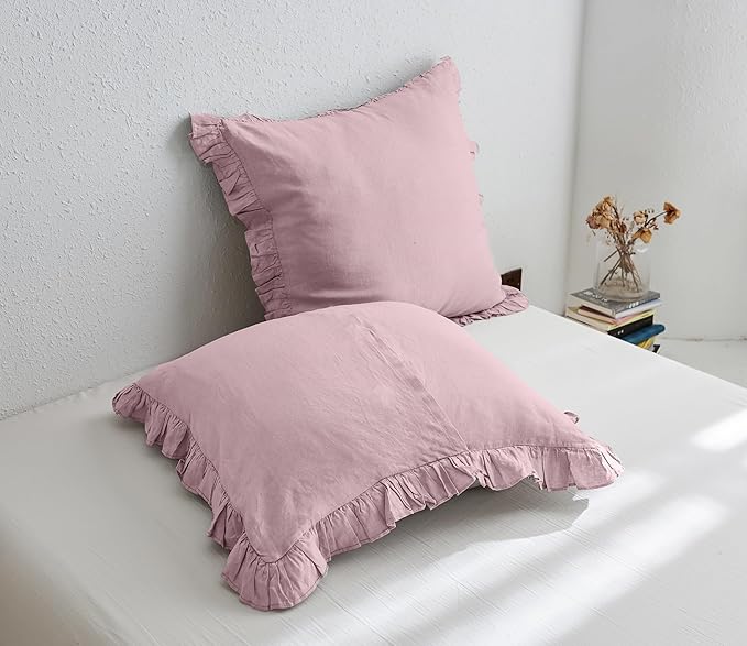 Linen Pillowcase Set - 26 x 26 in - 2 Piece