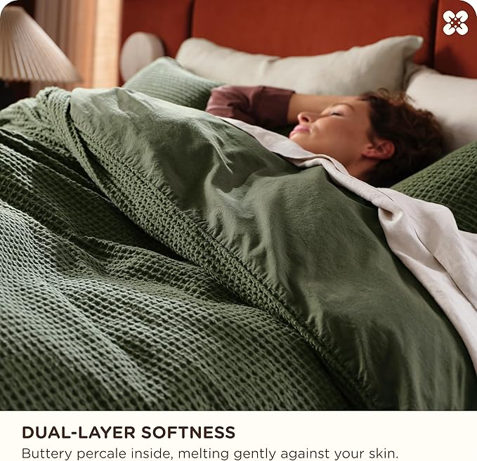 100% Cotton Duvet Cover Set - King - 3 Piece