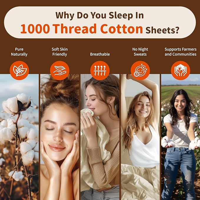 Linen Bed Sheet Set - Queen - 4 Piece