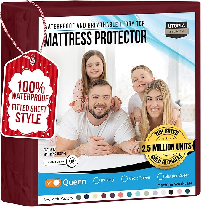 Waterproof Mattress Protector - Queen