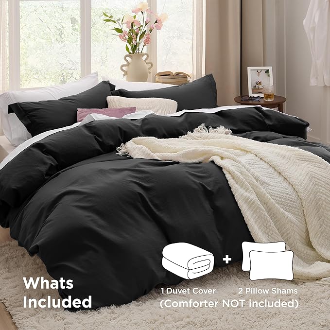 Duvet Cover Set - King - 104 x 90 in - 3 Piece