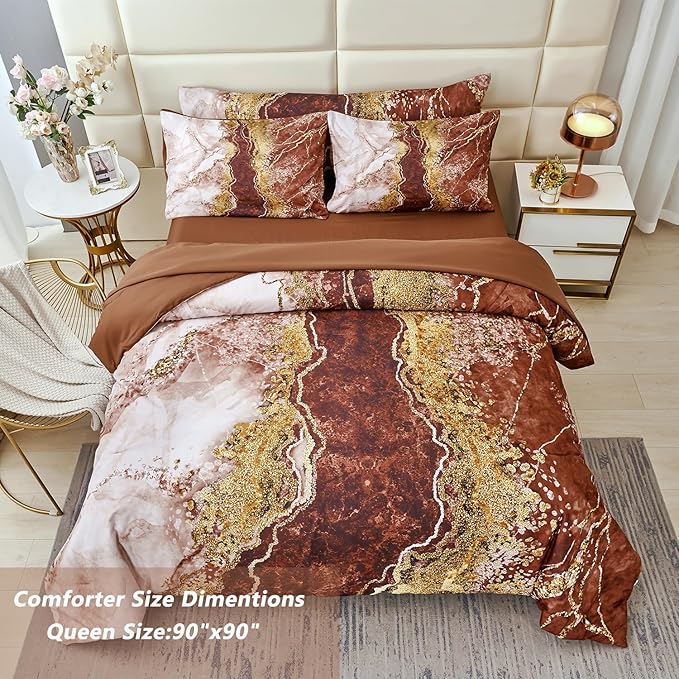 Comforter Set - Queen - 6 Piece