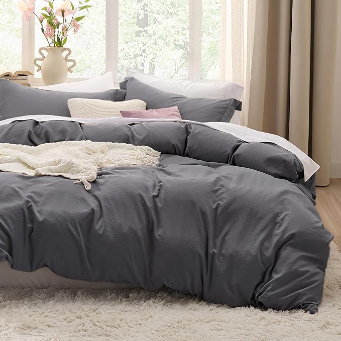 Duvet Cover Set - Queen - 98 x 98 in - 3 Piece