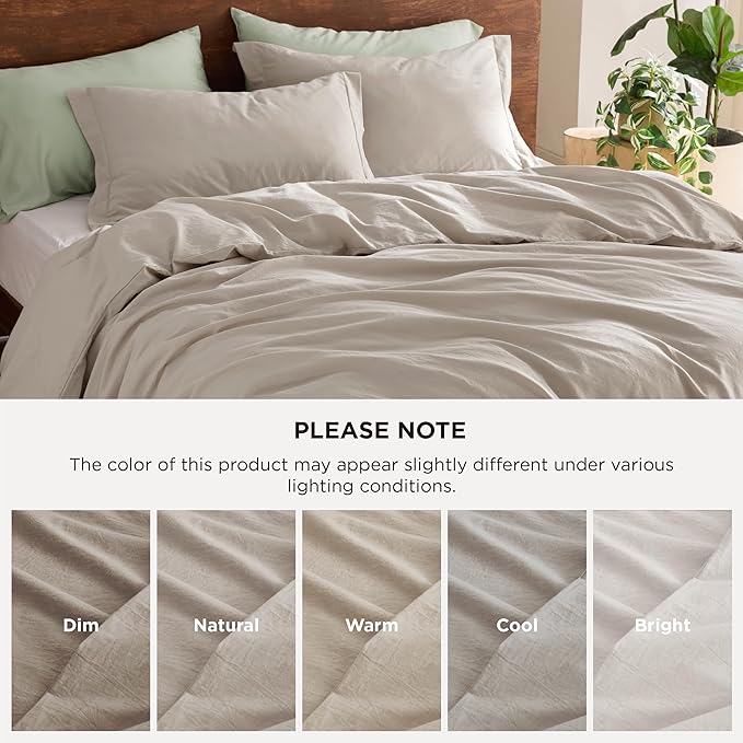 Linen Duvet Cover Set - King