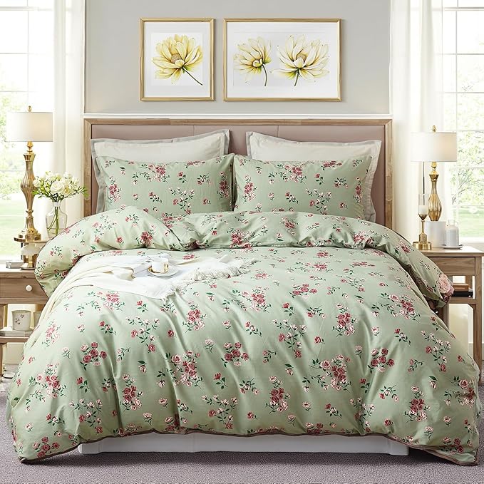 100% Cotton Duvet Cover Set - Queen - 3 Piece