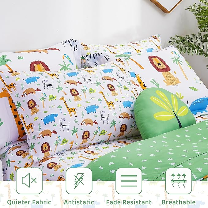 Microfiber Comforter Set - Twin - 6 Piece