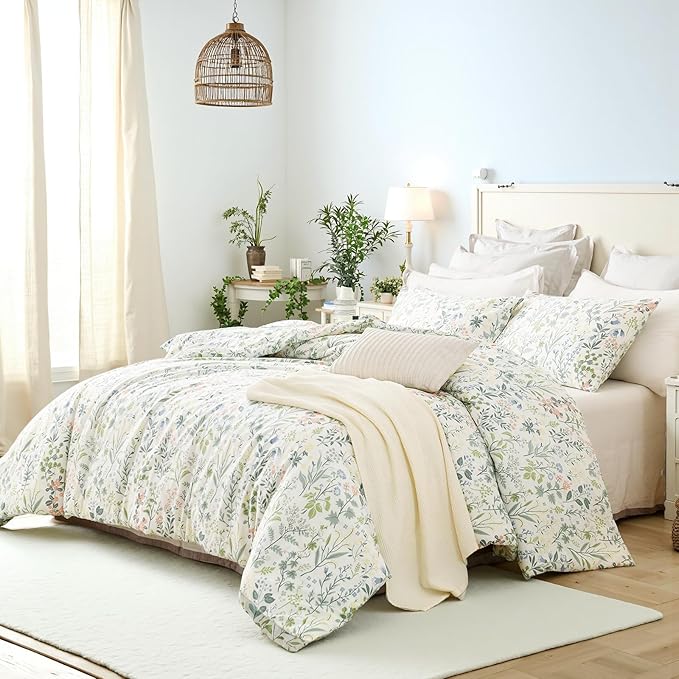 100% Cotton Duvet Cover Set - Queen - 3 Piece
