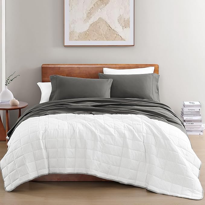 Linen Cooling Bed Sheet Set - Twin - 3 Piece