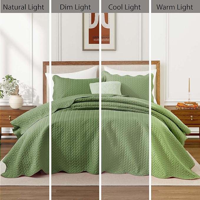 Microfiber Quilt Set - Twin - 2 Piece
