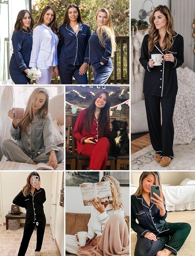 Women's Pants Pajama Set - Long Sleeve - 2 Piece