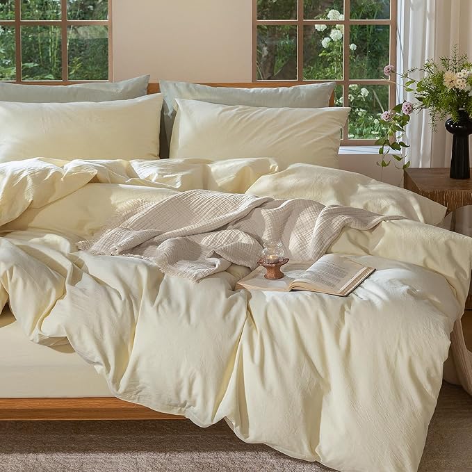Linen Duvet Cover Set - Queen