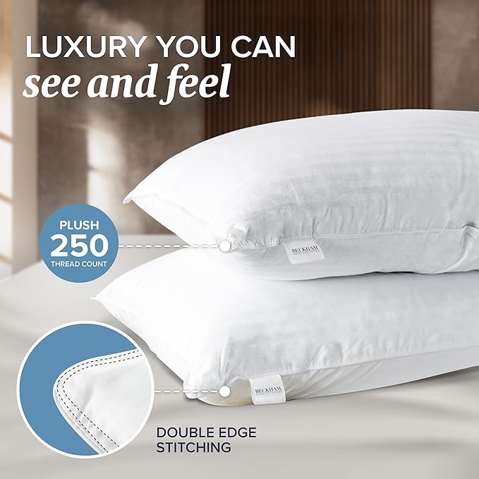 Memory Foam Cooling Bed Pillow - King - 2 Piece