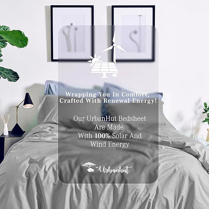 100% Cotton Duvet Cover Set - King - 3 Piece