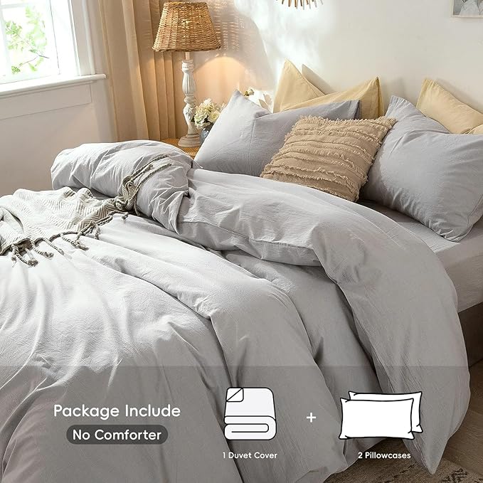 Linen Duvet Cover Set - King
