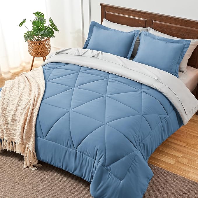 Microfiber Comforter Set - King - 7 Piece