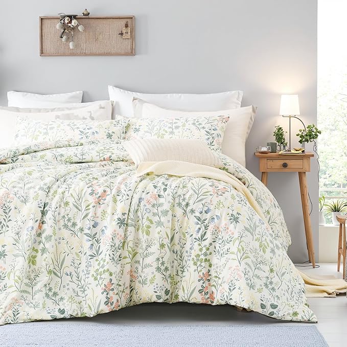 100% Cotton Duvet Cover Set - Queen - 3 Piece