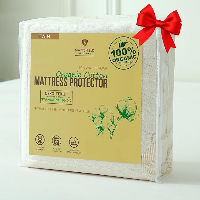 Jersey Waterproof Mattress Protector - Twin