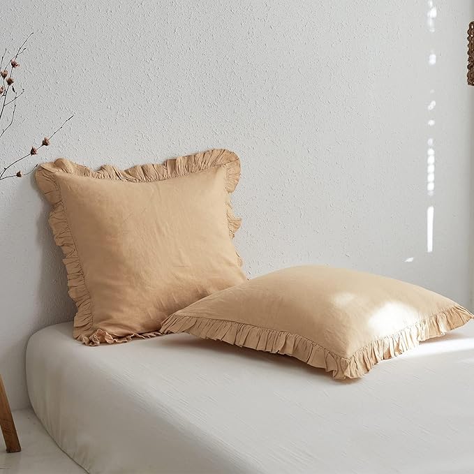 Linen Pillowcase Set - 26 x 26 in - 2 Piece