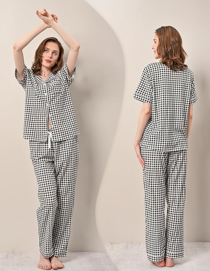 Women's 100% Cotton Pajama Set - 2 Piece
