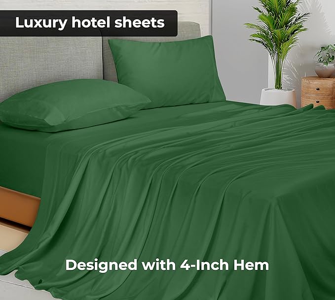 Microfiber Flat Sheet - Queen - 2 Pack