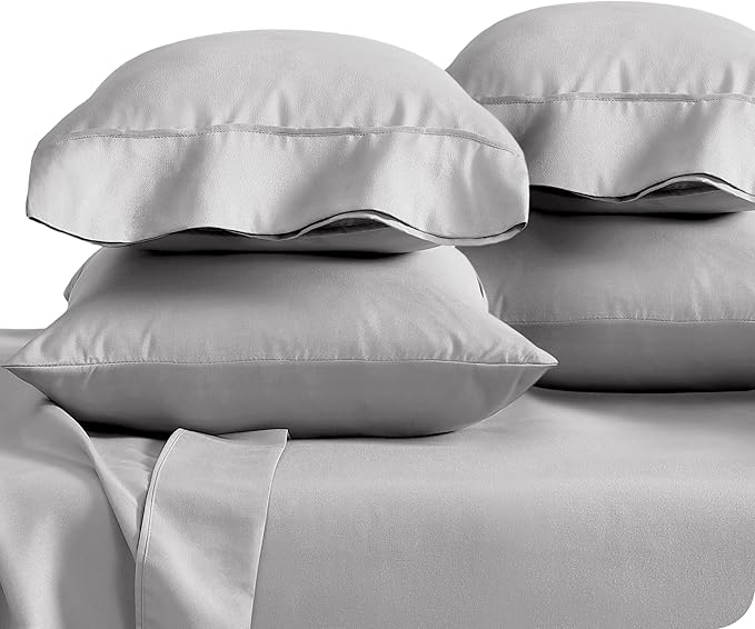 Microfiber Cooling Pillowcase Set - Queen - 4 Pack - 4 Piece