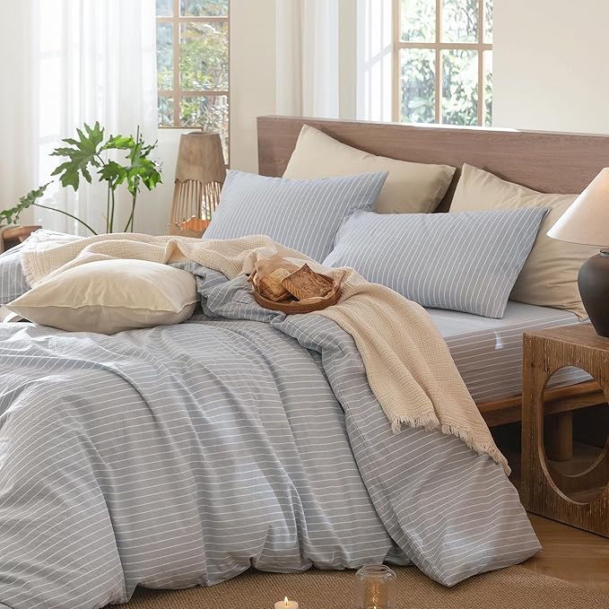 Linen Duvet Cover Set - Full