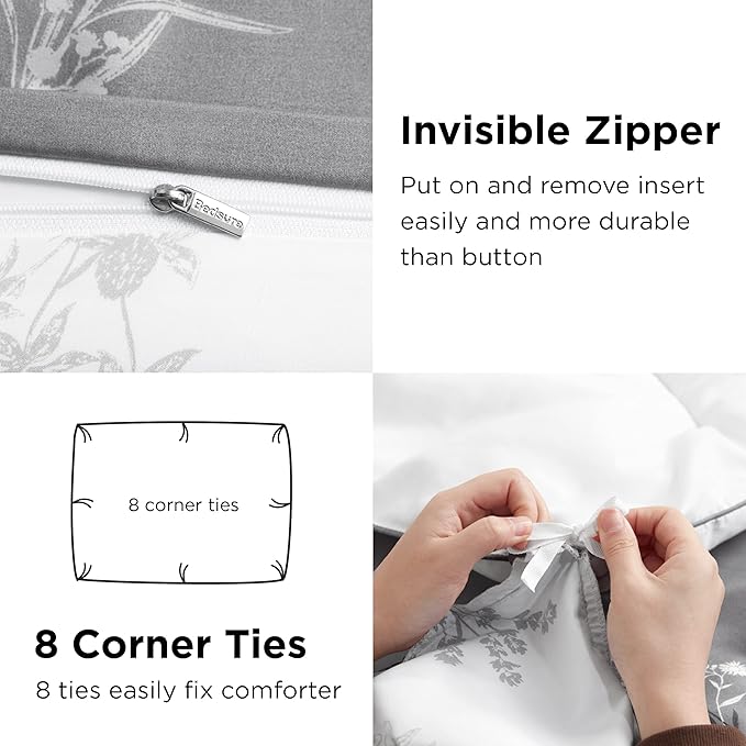 Duvet Cover Set - King - 3 Piece