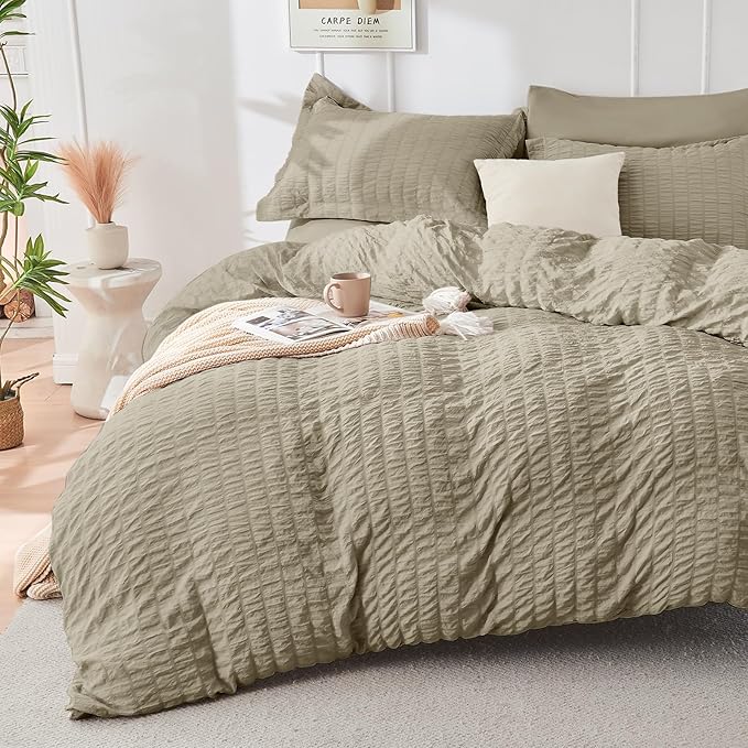 Linen Comforter Set - Twin - 5 Piece