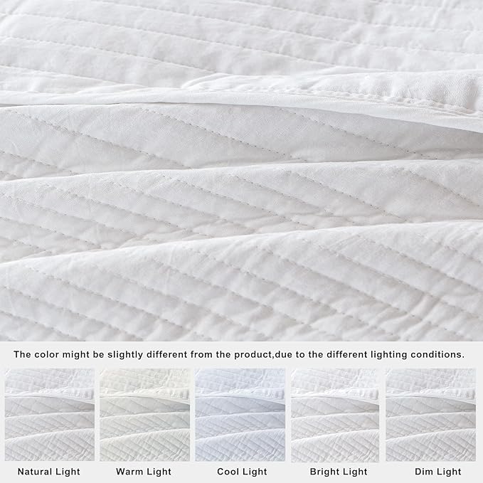 100% Cotton Quilt Set - Queen - 3 Piece