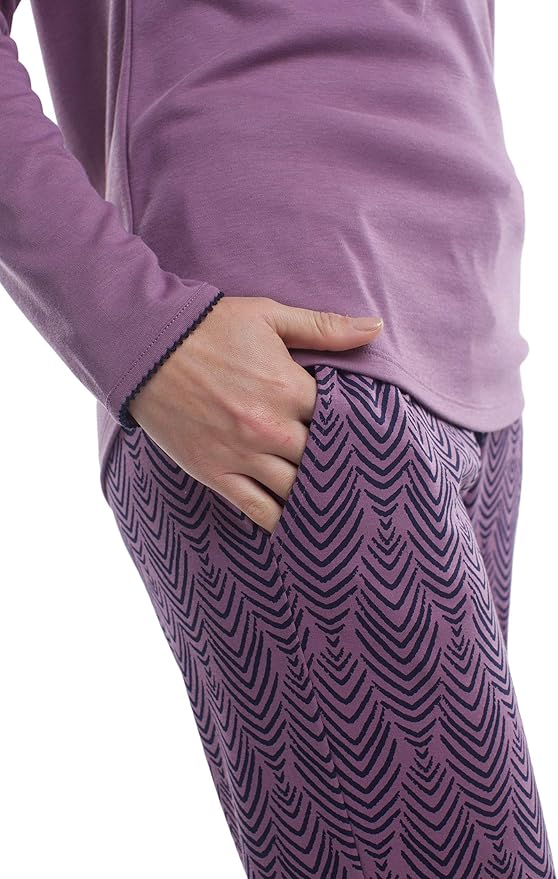 Women's Pajama Set - Long Sleeve - 2 Piece