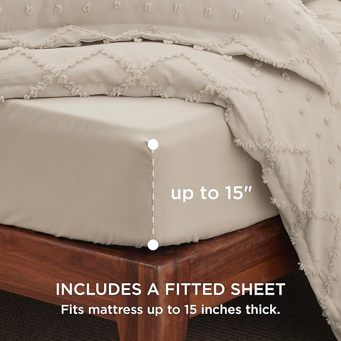 Duvet Cover Set - Queen - 4 Piece