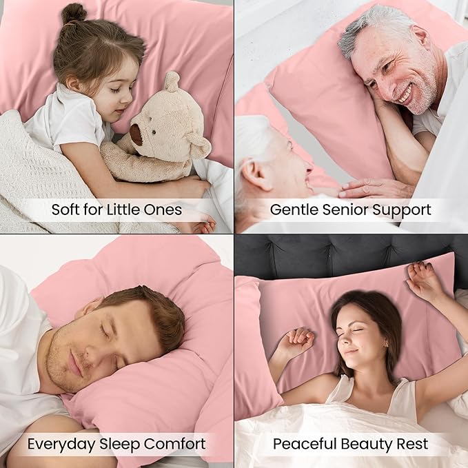 Microfiber Pillowcase Set - Queen - 20 x 30 in - 2 Pack