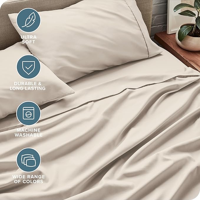 Microfiber Bed Sheet Set - California King - 5 Piece